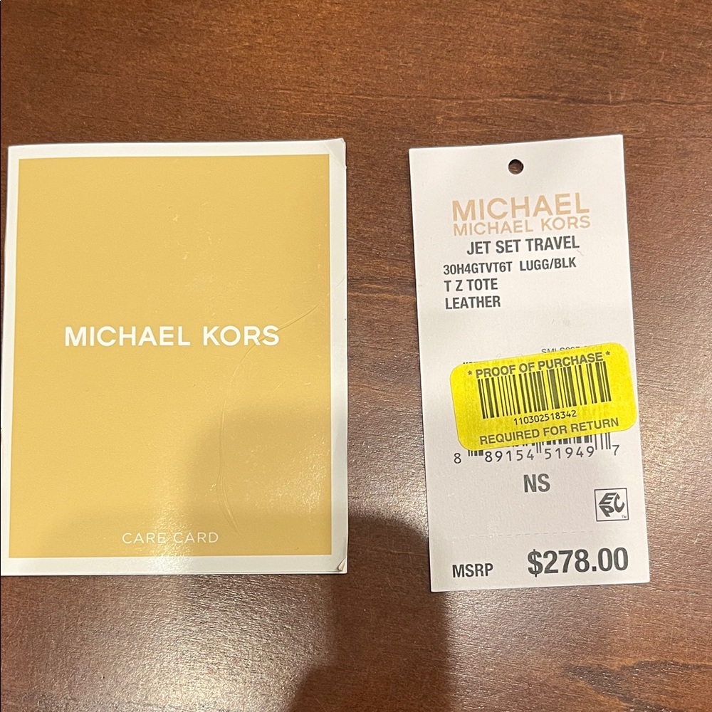 Michael Kors Tan and Black bucket bag - Picture 6 of 6